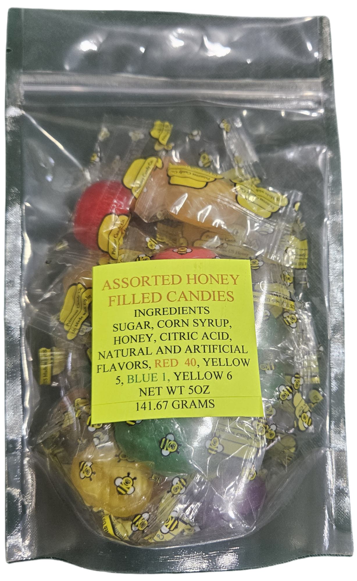 Honey Filled Candies 5 oz bag assorted