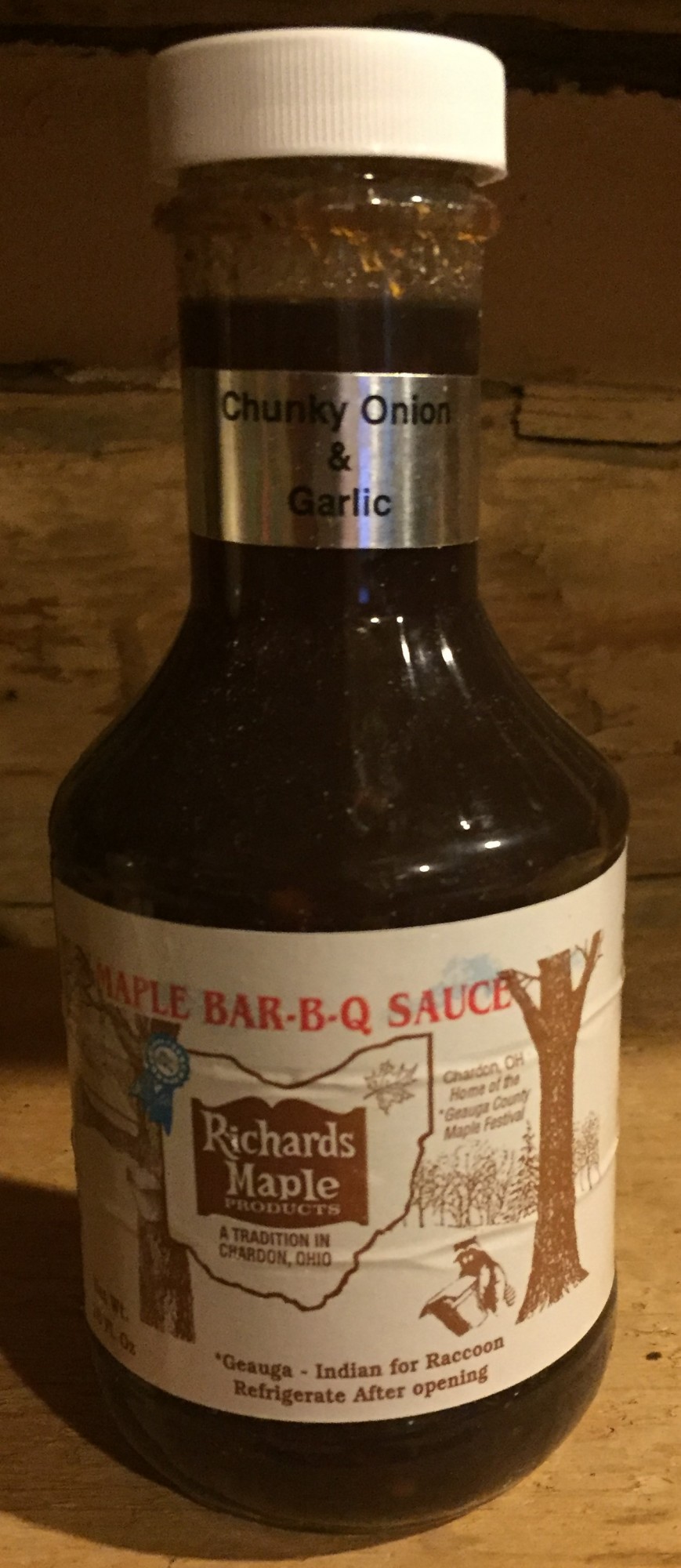 Maple Bar-B-Q Sauce Chunky Onion & Garlic